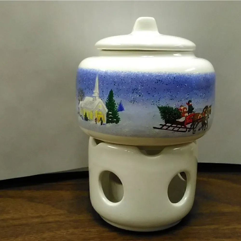 Two room scenters-potpourri warmers-Christmas